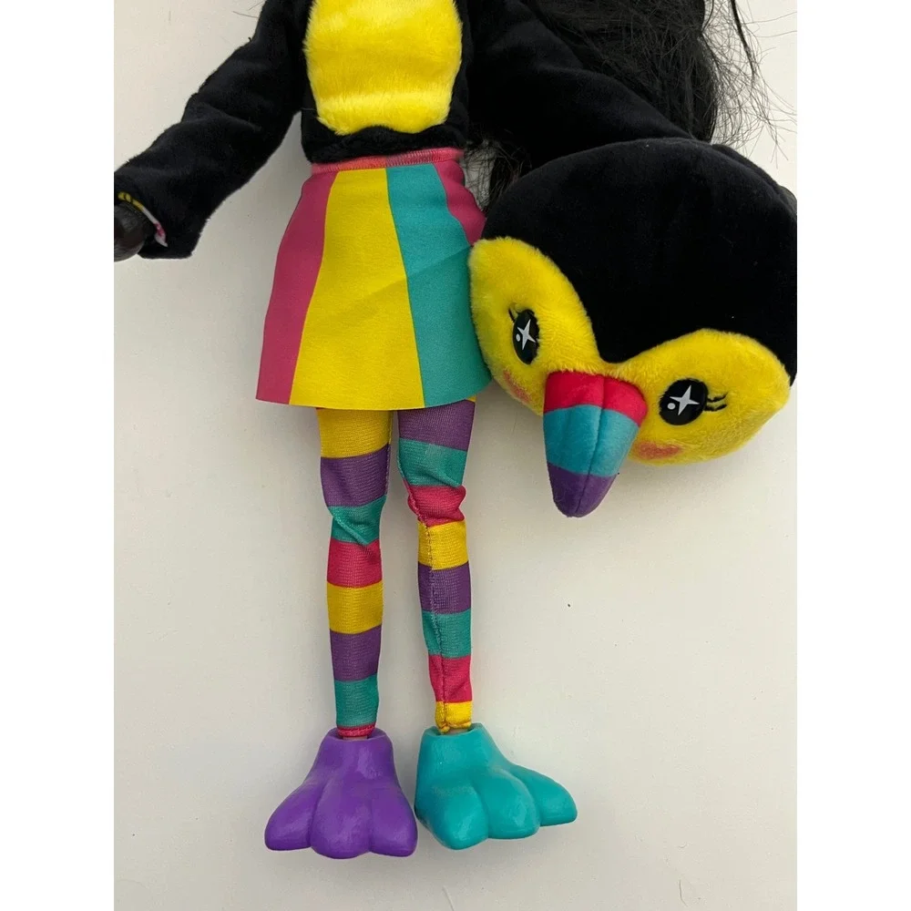 Barbie Cutie Reveal Toucan Doll Black Hair Multi Color Outfit HJL60